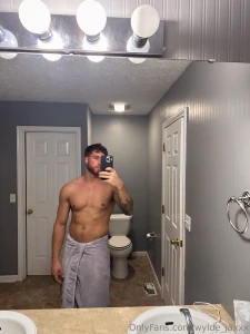 Just took off a hot shower and did something fun