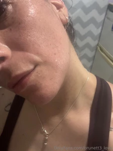 Sweaty after training