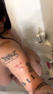 Hi hi from the shower