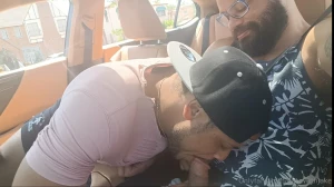 Car head deep throat me bro