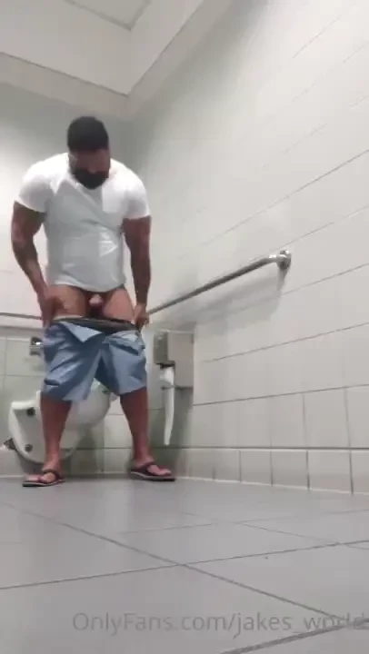 Bathroom beat off part 2 