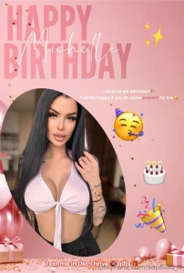 Hey loves it s my birthday today i m already waiting for your gifts in