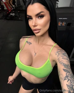 Just a little glow-up moment green never looked so good strong steady