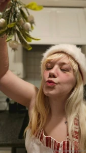 Merry christmas enjoy watching me cook christmas dinner in just heels