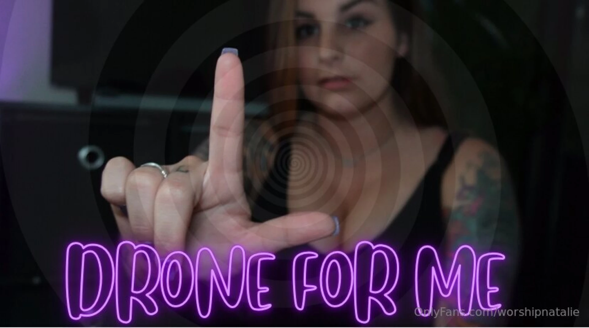 Drone for me spiral aww do you need more than this loser sign to cum 