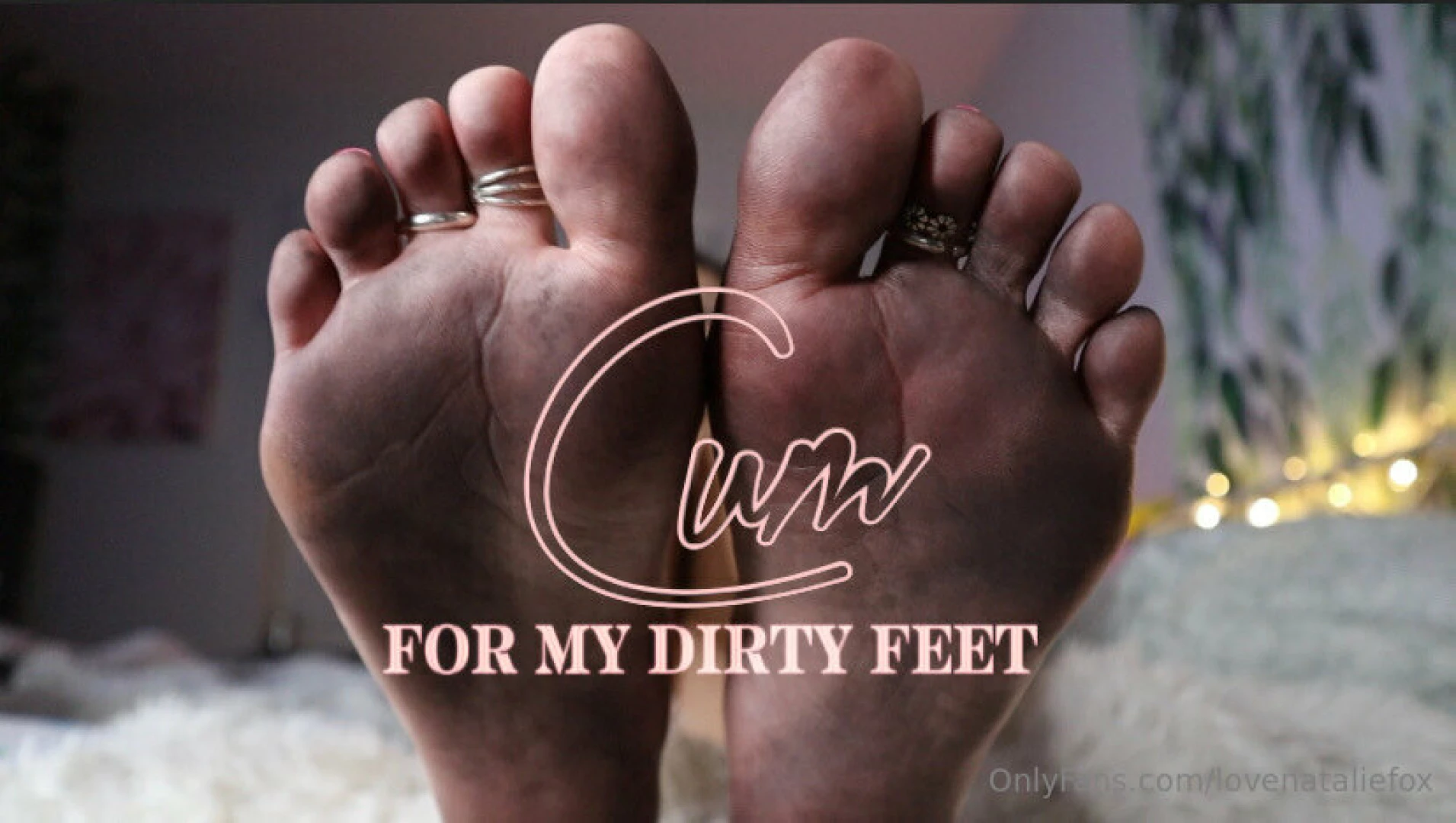 Cum for my dirty feet i just love getting you all hot amp bothered 