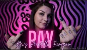 Pay my middle finger 5min how did we even get here you re gooning for