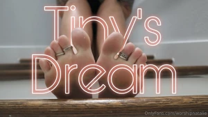 Tiny s dream this one big toe owns your entire fucking life and there