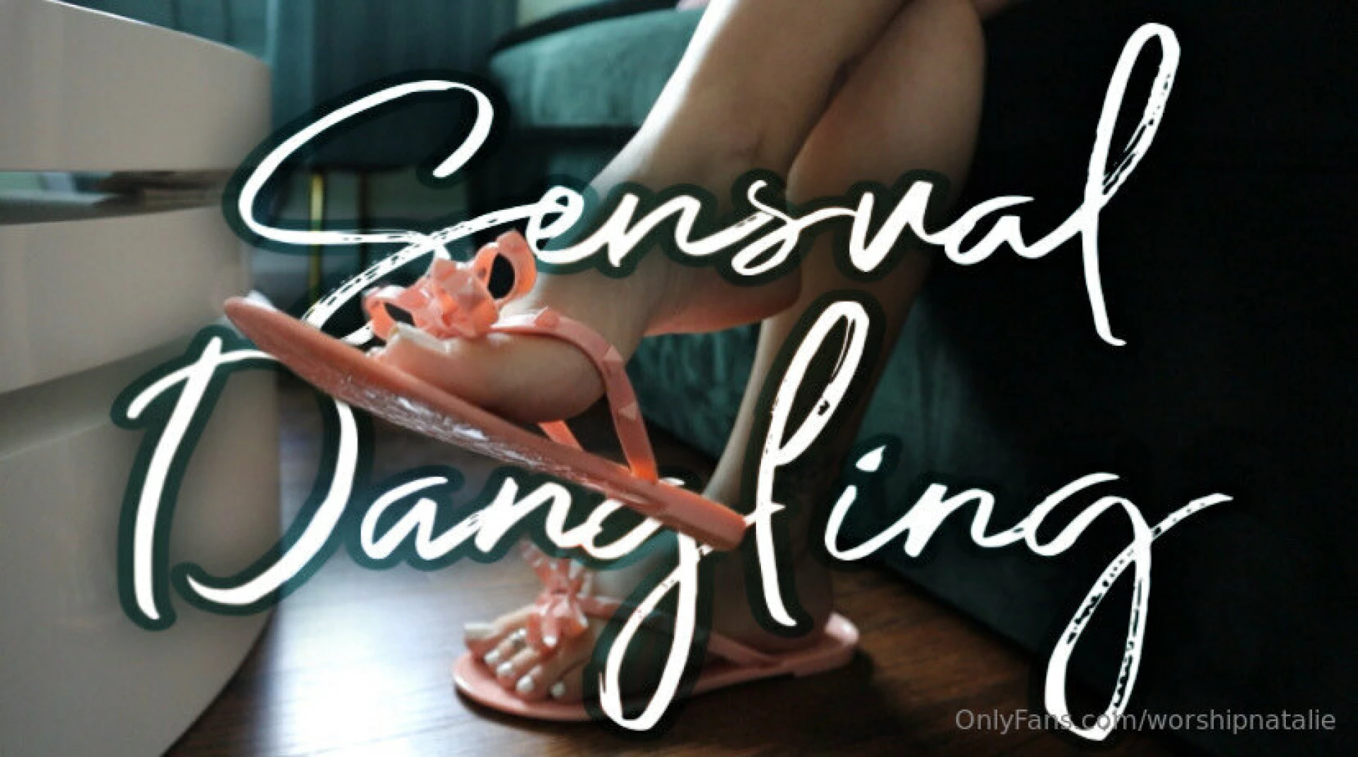 Sensual dangling slow sensual dangling in my light pink studded flip 