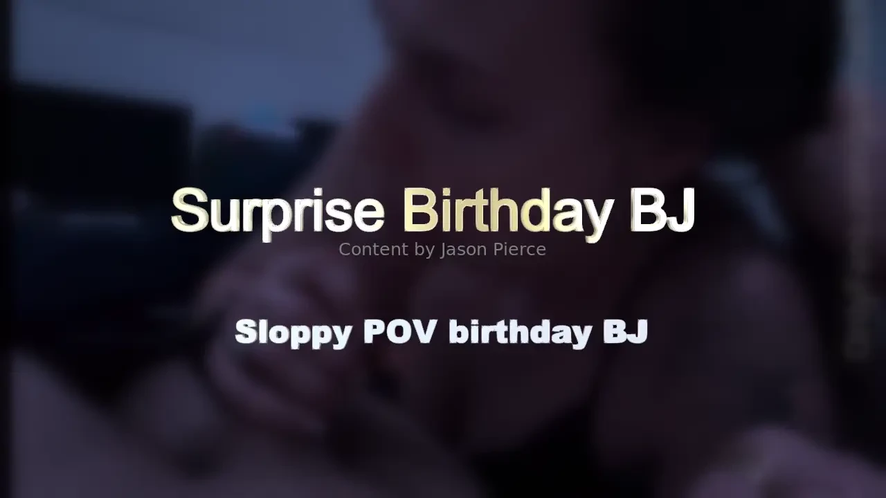 Woke up on my birthday to this one with their lips wrapped around my 