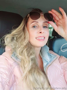 In the car but it feels like i m already ready for an adventure