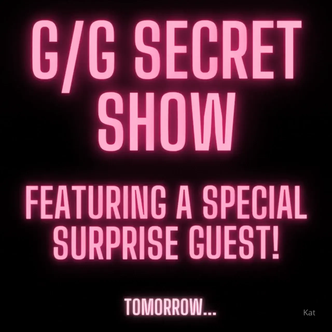 Something big is happening tomorrow get readyyy p s if you want access 