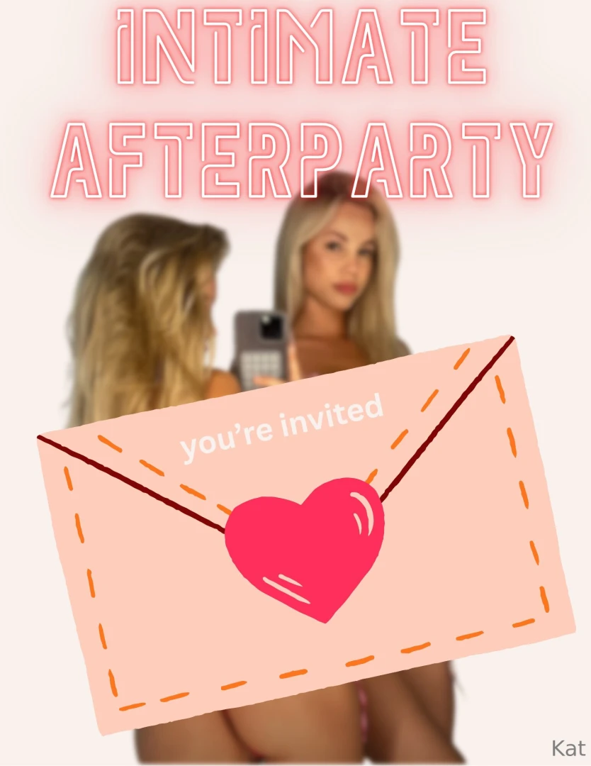 Real ones know the real fun happens at the afterparty you re invited 