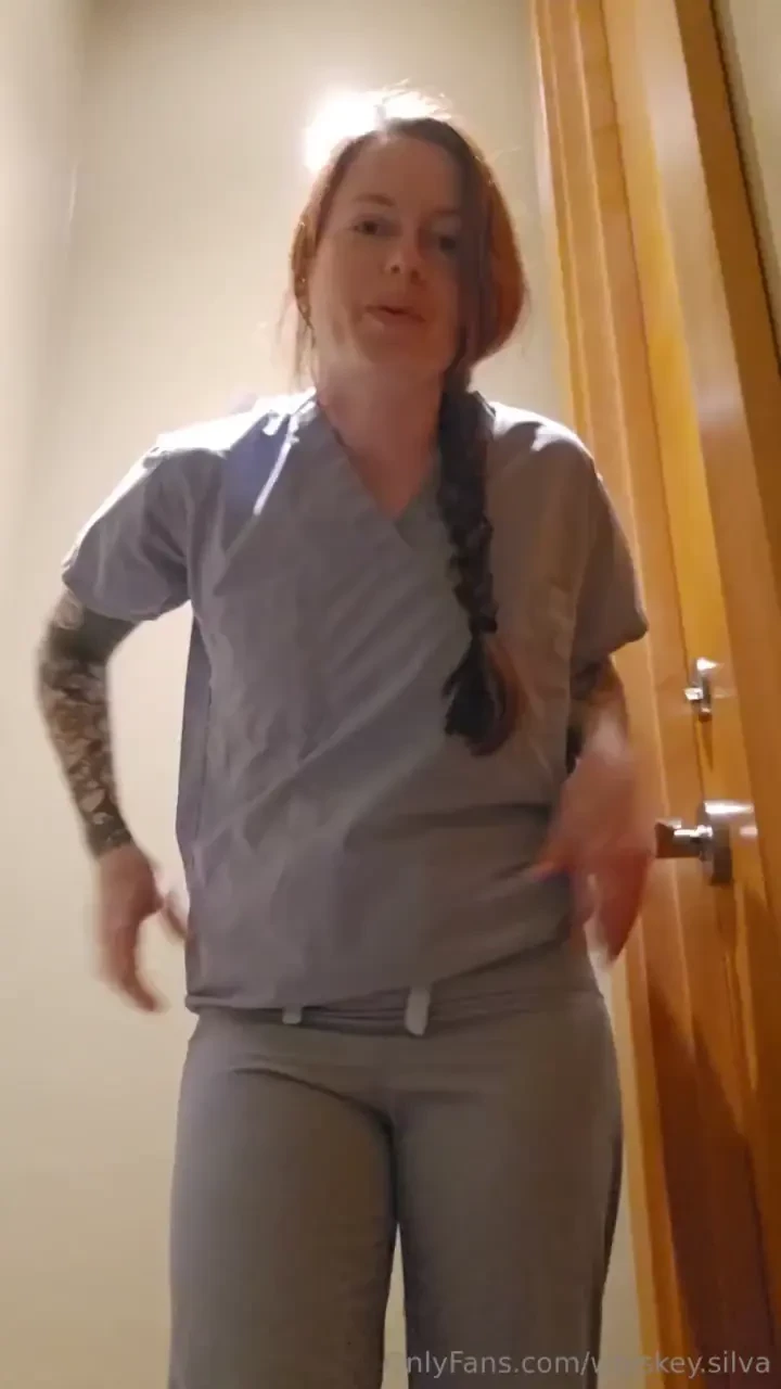 I tried on the xs scrubs again for a happier monday watch me try to 