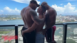 Melanin muscle threesome jason vario x javao x fitness papi