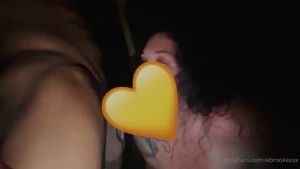 His girlfriend thought we were outside smoking