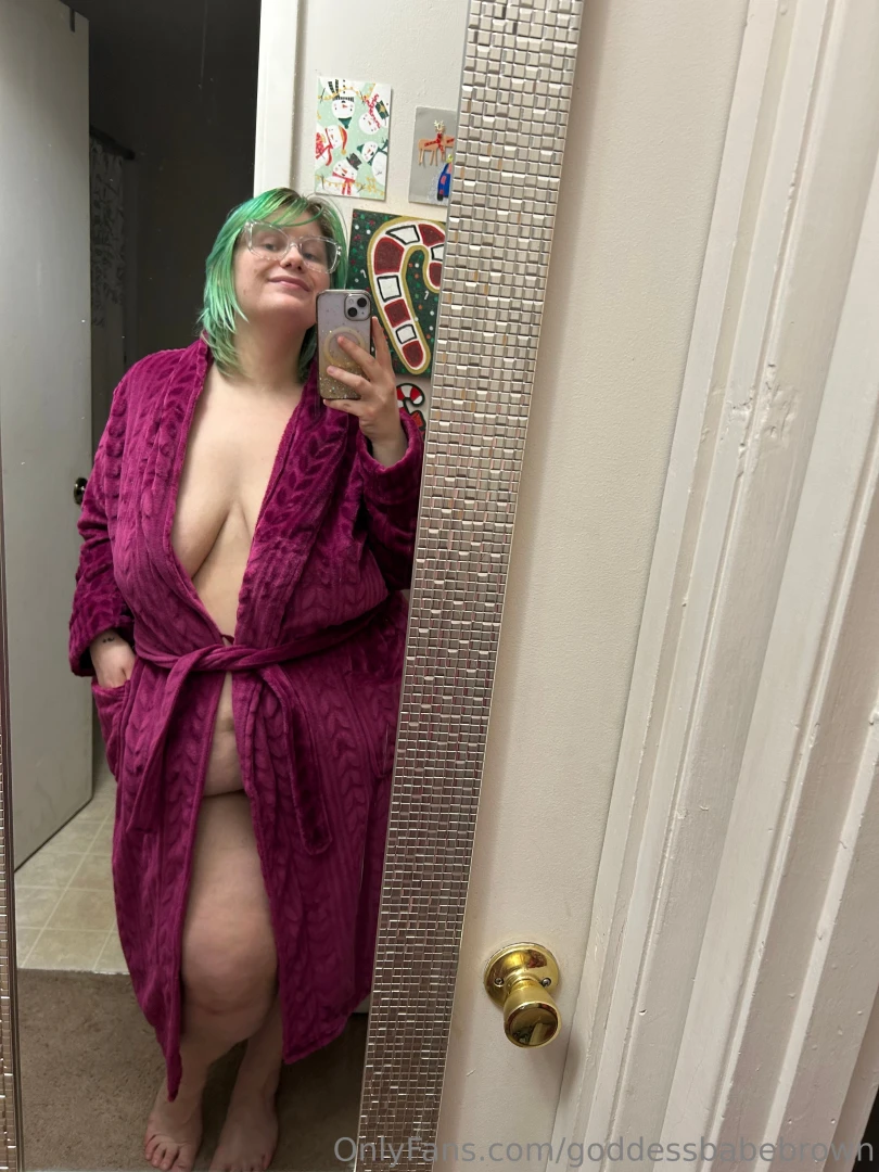 Santa came early and bought me a new robe 