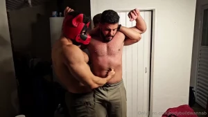 Preview 2 on 1 - bodybuilder wannabe and vinny destroy andew