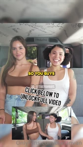 thefanvan - Jadeteen goes viral on fanbus for fucking her brothers girl shweetnlow part 1 