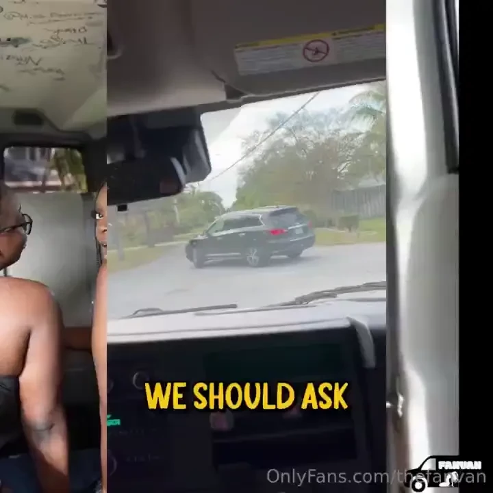 These baddies take a ride on the fanvan amp make a huge creamy mess 