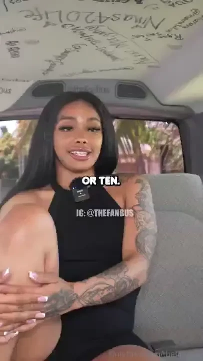 This baddie showed out her first time on the fanbus should we bring 