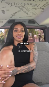 thefanvan - This baddie showed out her first time on the fanbus should we bring 