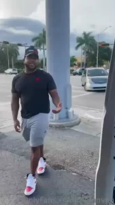 Fanbus 69 thecurlyrican blesses a lucky dude on thefanvan with the