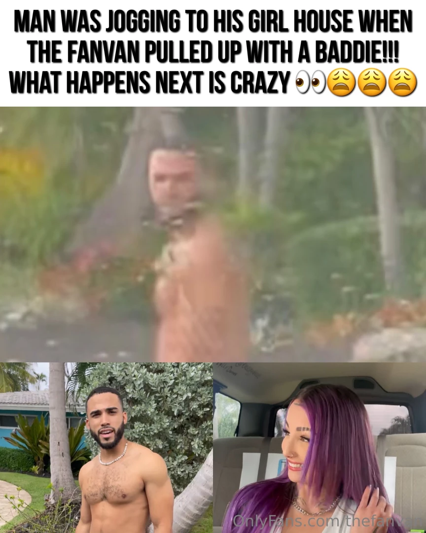 Dude forgot he s going to his girl s house after the fanbus pulled part 1 