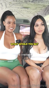 thefanvan - Double trouble krystyy_rojas invites her baddie friend aubreycyles on 