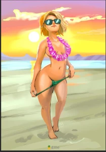 Soooooooo pumped on my new island girl art the ocean is definitely my