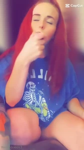 Cum smoke with me 30 minute topless smoke sesh 25