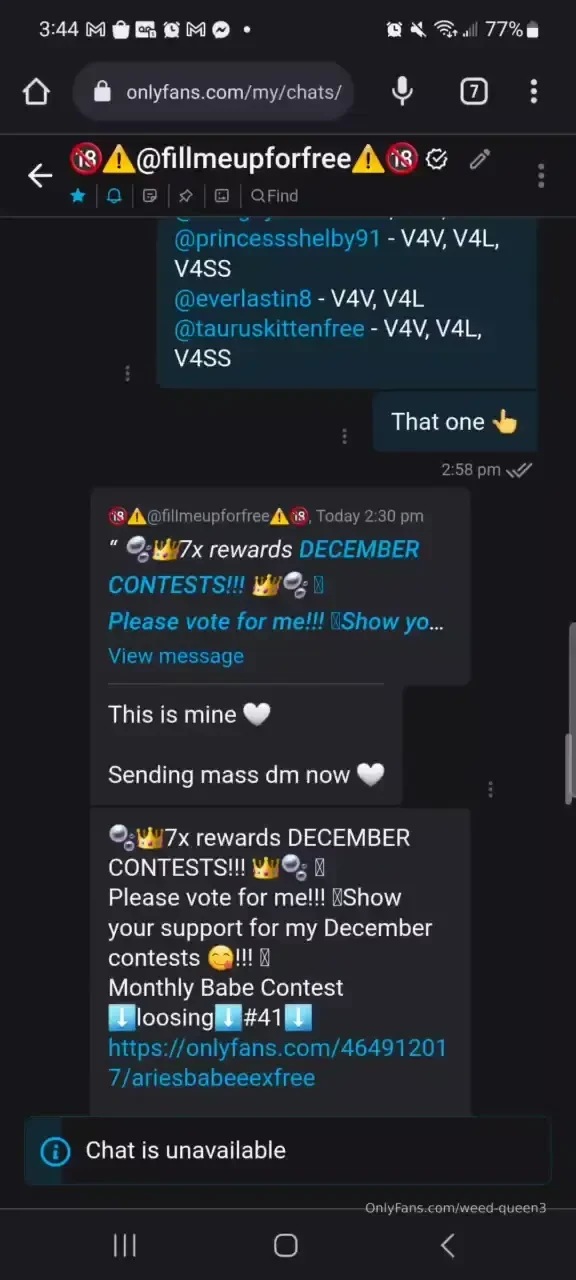 Let me clear something up since apparently i am scamming creators and 