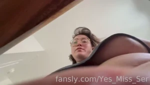 Don t be a pushy little lap pet be a good little thing on my lap or