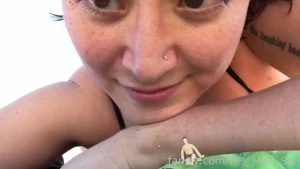 I took my favorite tiny of the day to the beach with my friends pt 3 part 2