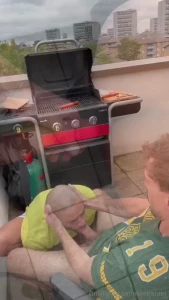 We started fucking at the barbecue and then we fucked all over the