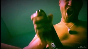 Had my big dick dripping oil before i bust a fat nutt on your face