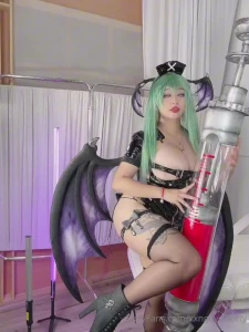Bts from morrigan photoshoot