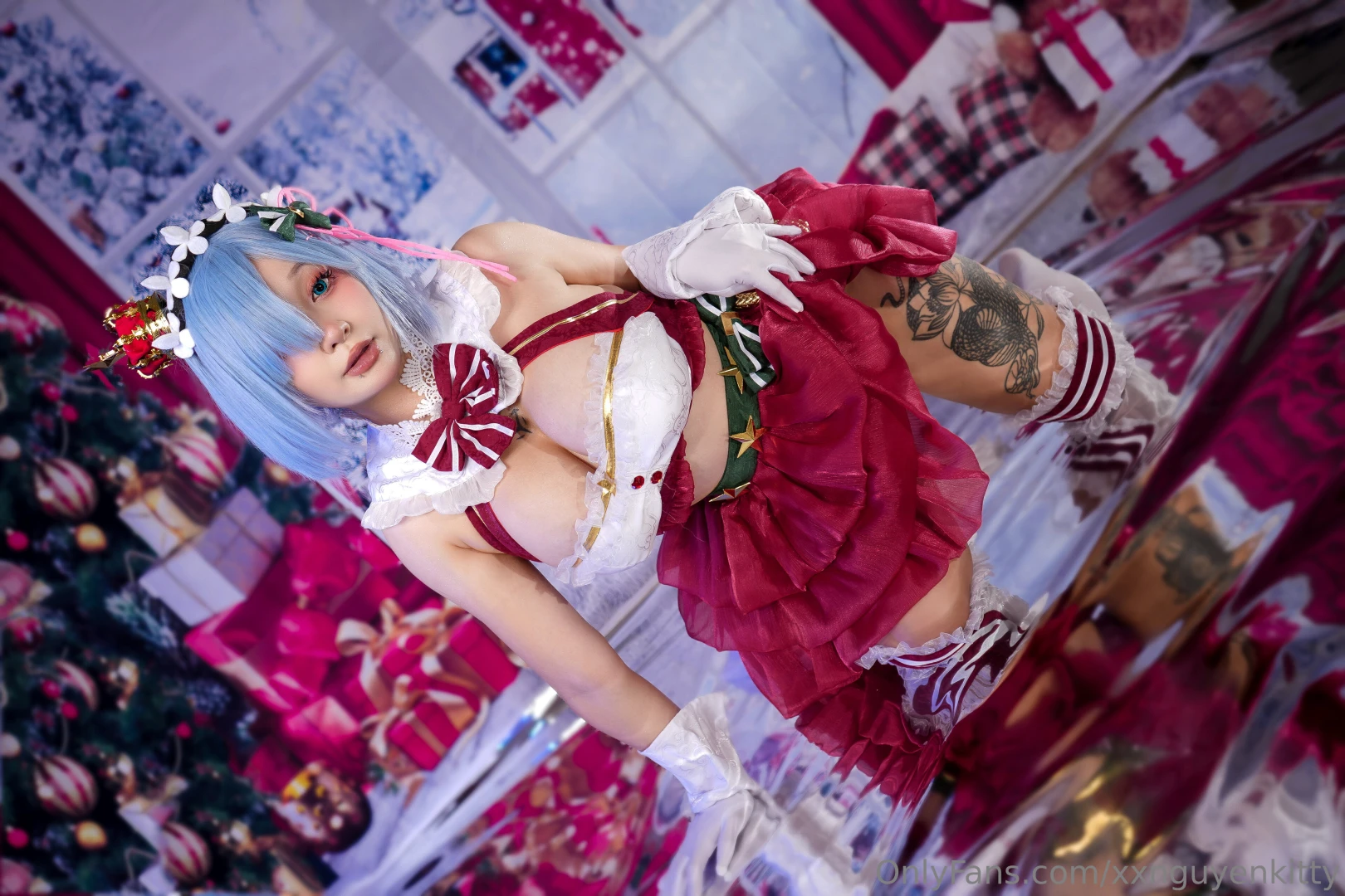 Christmas theme rem set a already dming to loyal subbies set b topless part 2 