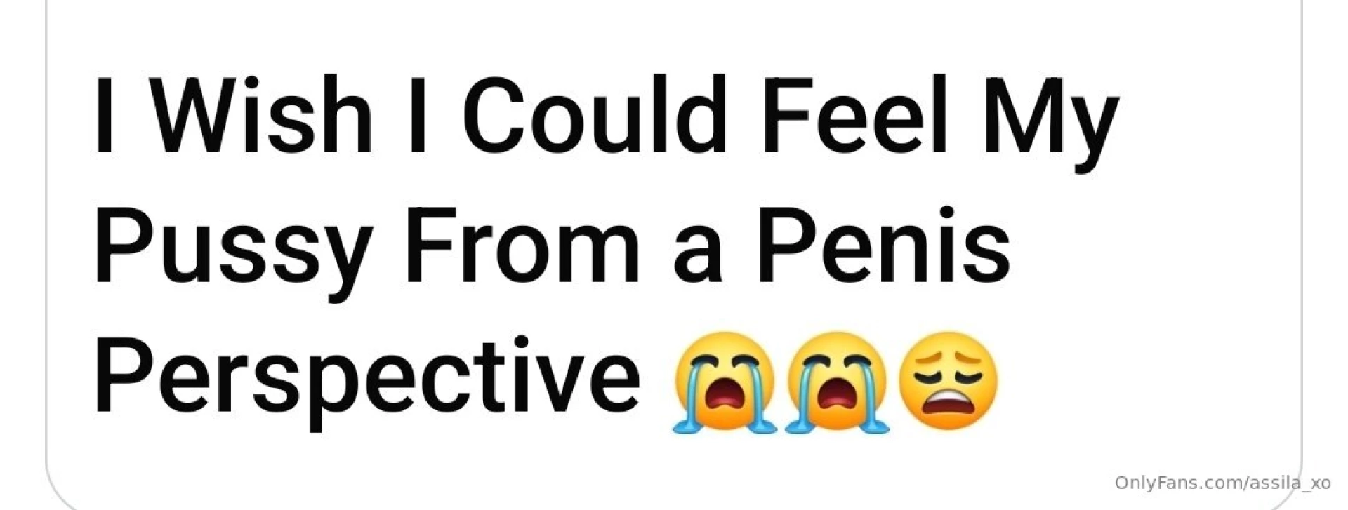 After hearing how warm and wet i am every time it does make me wonder 