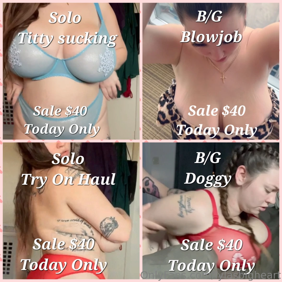 lylasbigheart - Sale happy hump day bby 40 each for any of the videos pictured sale 