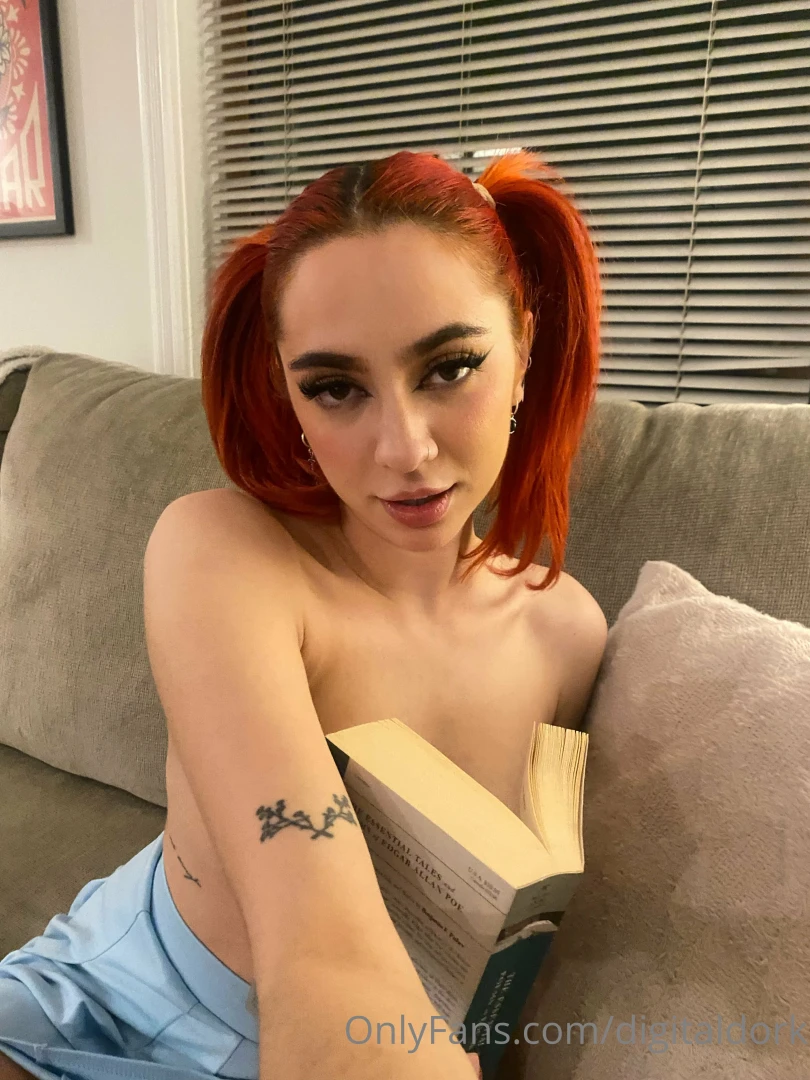 Just turning pages and turning you on 