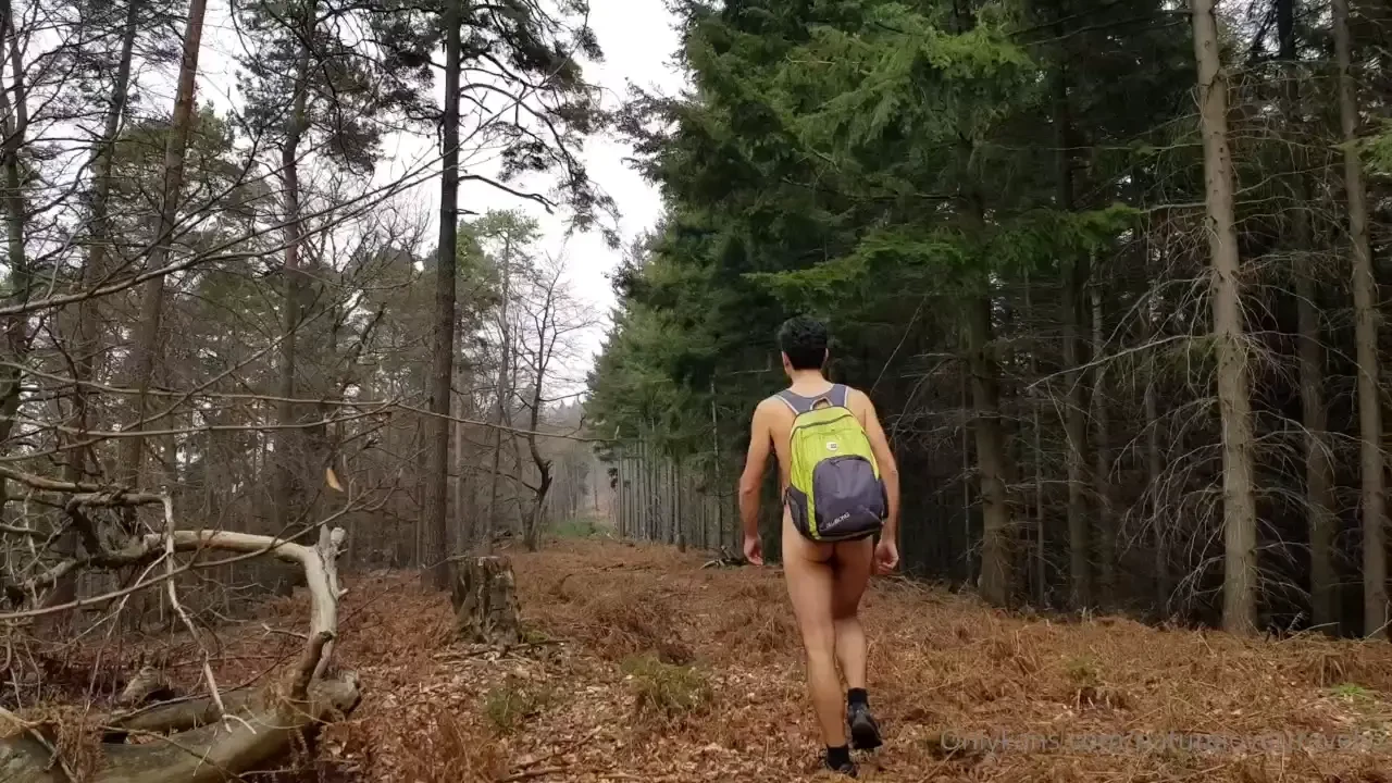 Hiking naked 