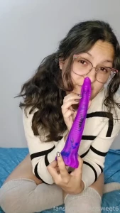 I got a lil excited to try this new toy that i made these two long part 1