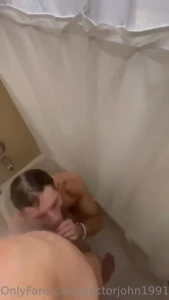 Little peak at the shower bj of the year