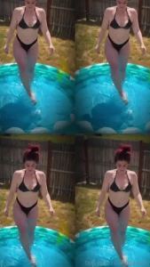 Summer fun in bikini in a pool what could be better the top off part 2