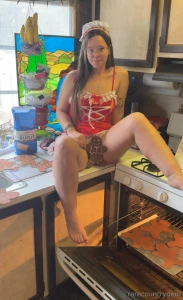 On the 3rd day she forgot to post sadly but on the fourth day of