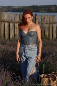 Lavender fields are the perfect place to feel like the heroine of a