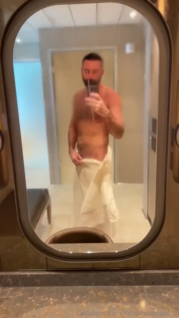 Post sauna towel drip find out what i did in the sauna hint - i busted 