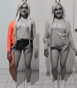 Izquierda yo bailando con mi novio derecha yo bailando con mis amigos