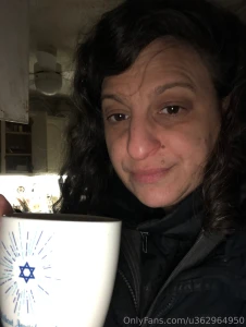 Pumpkin spice bigelow tea with a splash of ginger bread oat creamer